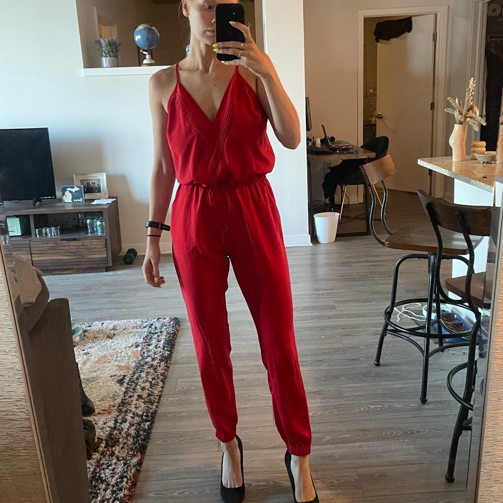 Guess Red Jumpsuit